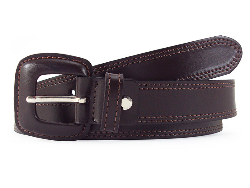 Cinturón en piel con hebilla ACQ | E4 Complementos
